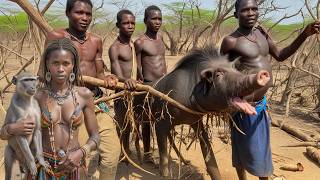 Witness Hadzabe Tribe Incredible Lifestyle  still Surviving in the forest [upl. by Tertius148]