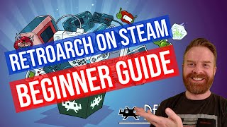 RetroArch on Steam Beginner Guide Setup  tips [upl. by Itoyj813]