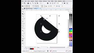 CorelDRAW Tutorial  Creative a Graphic design coreldesign coreldraw tutorial coreldrawtutorial [upl. by Dosia]