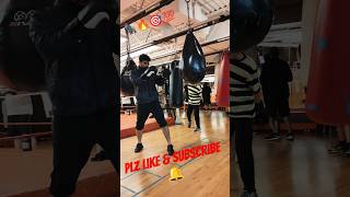 boxing training with punching bag shorts viral trending [upl. by Rollin558]