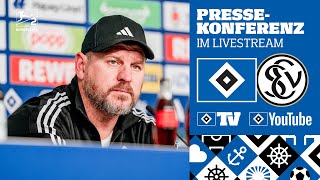 RELIVE PRESSEKONFERENZ MIT STEFFEN BAUMGART I 23 Spieltag I HSV vs SV Elversberg [upl. by Debera311]