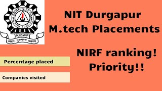 NIT Durgapur Mtech placements 20212022  CCMT 2023  Genuine review ccmt2023 [upl. by Klement]