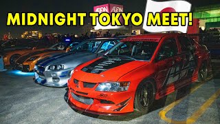 Taking Tokyo Drift Evo to MIDNIGHT CAR MEET IN JAPAN TOKYO DRIFT CAR MEET [upl. by Mukund378]