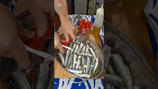 Sardine al forno ricettadelgiorno perte cagliarifood food asmr cucinasarda cucinaitaliana [upl. by Garlaand]