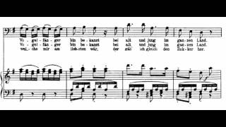 Der Vogelfänger bin ich ja Die Zauberflöte  WA Mozart Score Animation [upl. by Camella]