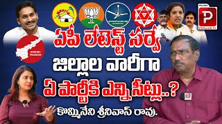 Kommineni Srinivasa Rao Sensational Survey Report On AP 2024 Elections  YCP  TDP  Janasena Party [upl. by Osyth]