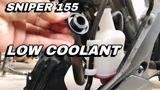 SNIPER 155 VVA Coolant Refill SHORTCUT [upl. by Renate970]