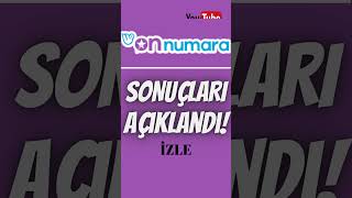 ON NUMARA SONUÇLARI AÇIKLANDI BELLİ OLDU onnumara millipiyango [upl. by Handbook676]