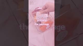 packing asmr  flower loofah 1 [upl. by Mehelhteb]