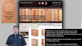 How to buy cabinet doors unfinished [upl. by Nnairac]