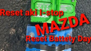 HOW TO RESET MAZDA ISTOP BATTERY  CARA RESET AKI ISTOP MAZDA GARAGECARPLUS [upl. by Plunkett]