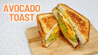 Avocado Toast Sandwich  Quick Recipe [upl. by Ranitta397]