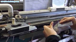 How to make an intarsia sweater on machine by sweater factory China  Fine Knitting [upl. by Ceil]