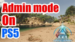 How to access Admin mode for PS5 users in Ark Survival Ascended [upl. by Nyrraf]