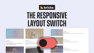 How to install the layout toggle switch component for Bricks [upl. by Klarrisa]