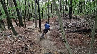 mtb cornering drills on sunday [upl. by Anirazc]