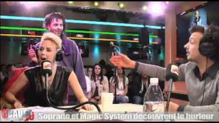 Soprano et Magic System rencontrent le hurleur  CCauet sur NRJ [upl. by Ahsinor]