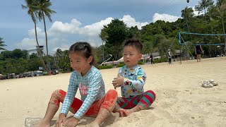 Siloso Beach 실로소비치에서 모래놀이 🏖️🏝️241025 [upl. by Hube]