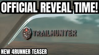 Breaking News Get A Sneak Peek Of The 6th Gen 4runner Trailhunter [upl. by Ximenes]