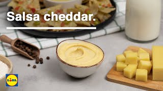 Cómo hacer Salsa Cheddar 🧀🍔  Recetas de Salsas  Lidl España [upl. by Lemal]