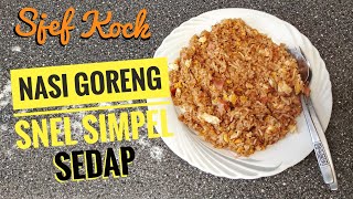 Nasi Goreng Maken  Nasi Goreng Recept  Zelf Nasi Maken  Gebakken Rijst  Indische Keuken [upl. by Nixie]