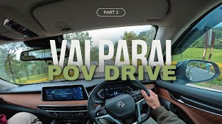 4K POV Drive  Beautiful Valparai Hill Station Road MG Gloster  Narrow Road With Fog and Rain ASMR [upl. by Aroc447]