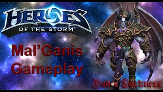 Heroes of the Storm  MalGanis Gameplay [upl. by Assyram]