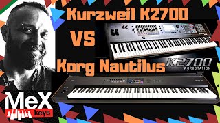 Kurzweil K2700 vs Korg Nautilus by MeX synthcloud Subtitles [upl. by Akenor983]