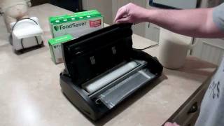 How to Vacuum Seal Food with FoodSaver V2840  Part 1 [upl. by Onailimixam892]