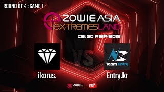 ikarus vs Entrykr  Ro4 Game 1 eXTREMESLAND CSGO Asia Open 2019 Closed Qualifier [upl. by Rossing]