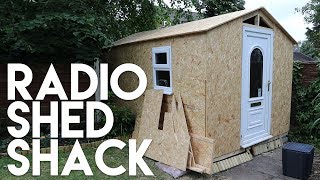 Ham Radio Shed Shack  Outdoor Building  Man Cave Build  Part 1 [upl. by Ellekram]