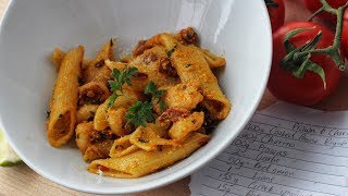 Prawn and Chorizo Pasta [upl. by Iadahs]