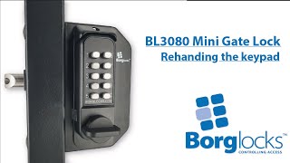 Changing the handing  BL3080 Mini Gate Lock [upl. by Eintihw215]