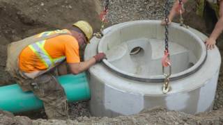 Manhole installation [upl. by Malynda]