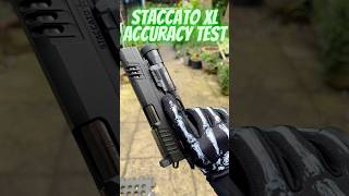 ARMY ARMAMENT STACCATO XL ACCURACY TEST airsoft staccato staccato2011 youtubeshorts shorts [upl. by Aizirk]