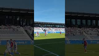 La R S Gimnástica de Torrelavega reclama penalti ante el Bergantiños F C [upl. by Caresse]