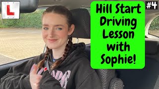 Hill start driving lesson in a MANUAL [upl. by Odericus]