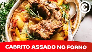 O sabor tradicional de Cabrito Assado no Forno [upl. by Ynabla196]