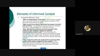 Clinical Research Session  eLearning  Topic Informed Consent and Documentation [upl. by Peirce429]