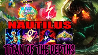 NAUTILUS GAMEPLAY quotTITAN OF THE DEPTHS NAUTILUSS TOWERING PRESENCEquot  WILD RIFT [upl. by Hoban]