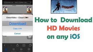 How To Download Movies On iPhone iPad 2018  Direct Download [upl. by Htebazileyram]