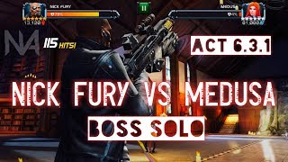 Nick Fury vs Act 631 Medusa Boss [upl. by Meredeth]