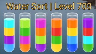 Water Sort  Level 703 [upl. by Lorrayne104]