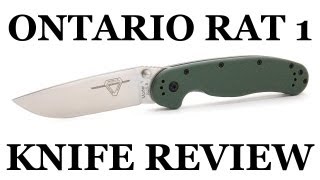 Ontario Rat 1 Knife Review [upl. by Hogan168]