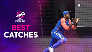 Unbelievable athleticism  The Best Catches of T20WC 2024 [upl. by Jepson]