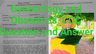 Gynecology and Obstetrics COC Question and Answer for BSc nursing HOBSc Mw and Comprhensiv Nursing [upl. by Snehpets]