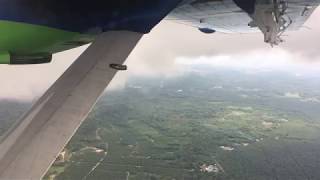 MASwings TwinOtter landing at Lawas Airport Sarawak [upl. by Aitrop]