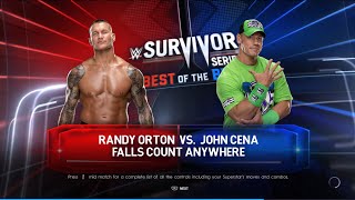 Randy Orton vs John Cena  Falls count anywhere match  ps5 [upl. by Mok]