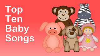 TOP 10 BABY SONGS  Compilation  Nursery Rhymes TV  English Songs For Kids [upl. by Bogey]