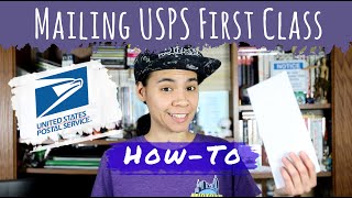 How To Mail USPS First Class Envelopes amp Packages with Stamps [upl. by Anirehs702]